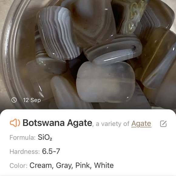 Geometric Earthy Agate Necklace, Rustic Genuine Gemstone Copper Link Necklace - Picture 11 of 12